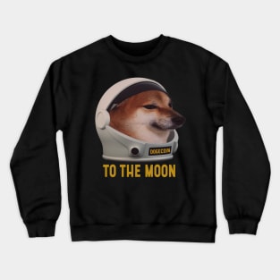 Dogecoin To the Moon Crewneck Sweatshirt